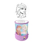 Kids Licencing - Veilleuse projecteur - Elsa - La Reine des Neiges - 19 cm