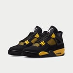 Air Jordan 4 Retro Thunder 2023 för Män och Kvinnor Original AJ4 Sneakers 40.5