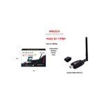 Trade Shop Traesio - Dongle Wifi Adaptateur Usb Nano Sans Fil 300mps Pc Ordinateur Maxtech Wi-fip004