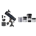 Celestron AstroMaster 130EQ Newtonian w Motor with Accessory Kit