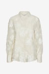 Y.A.S - Blus yasFrima LS Shirt - Beige
