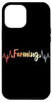 Coque pour iPhone 13 Pro Max Farming Heart Line Retro Style Agronomy