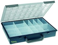 New Blue Transparent Compartment Box Assorter PSC 55 4x8 17 337x258x57 Mm Ass U
