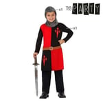 Kostume til børn Mandelig middelalder kriger (2 stk) 5-6 år