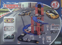 Disney Pixar Cars Parking Super Garage For Kids - Track Play Set 43 Pieces