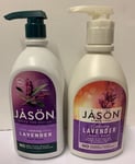 2 x Jason Lavender Calming Body Wash 887ml Pump No Animal Testing 'Free Post'
