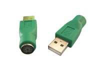 Convertisseur USB Mâle vers PS2 Femelle - Pour utiliser une souris PS2 sur un port USB