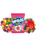 Nerds Gummy Clusters Rainbow - Gelégodis med Sura Krispiga Godis (USA Import)