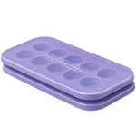 Souper Cubes - Cookie silikonform 2 stk lilla