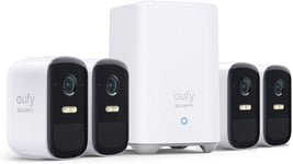 eufyCam 2C Pro 4 Cam Kit 2K 180 Day Battery - eufy Wireless Home Security System