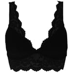 Emilia Spets Bh Utan Bygel Svart 75C