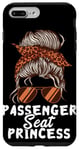 iPhone 7 Plus/8 Plus Passenger Seat Princess Messy Bun Co-driver Car Driver Seat Case