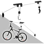 Wiltec - Support Ascenseur Vélo 20 kg Porte- Bicyclette Rangement Garage Stockage Plafond Élévateur