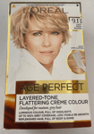 L'oreal AGE PERFECT Pure Blonde Triple Care Colour  LIGHT IVORY BLONDE 9.13