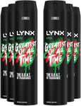 Lynx Africa XXL anti Perspirant Body Spray Deodorant Deo Aerosol Pack of 6X250Ml