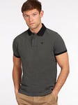 Barbour Essential Sports Mix Regular Fit Polo Shirt - Black, Black, Size M, Men