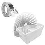 Tumble Dryer Vented Condenser Kit for HOTPOINT Box 4" Hose + Mount + Foil Tape