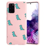 ZhuoFan Samsung Galaxy S20 Case, Phone Cases Pink Liquid Silicone with Pattern Shockproof Soft Gel TPU Back Cover Bumper Skin for Samsung Galaxy S20 Smartphone, Green crocodile