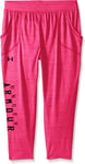 Under Armour Girls' Heat Gear Tech Capri Pants, Harmony Red, XS