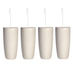 Ceramic Radiator Humidifier - Set of 4 | Hanging Humidity Control with Hanging Hooks | Air Moisture for Home | Storage Heater Air Moisturiser | Aromatherapy | M&W