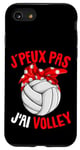 Coque pour iPhone SE (2020) / 7 / 8 J'Peux Pas J'ai Volley Volley-Ball Volleyball Fille Femme