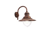 Philips Mygarden Raindrop Vägglampa 60 W E27 Ljuskälla Medföljer Inte, Väggbelysning För Utomhusbruk, Brons, Gjuten Aluminium, Plast, Ip44, Trädgård, Terass, I
