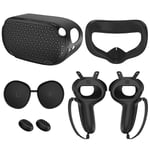 For Meta  Quest2 Silicone Host  Case 5-Piece Set Non-Slip and -Drop VR2104