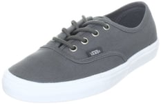 Vans Unisex-Adult Authentic Lite Lace-Up Trainers, Grey, 8 UK