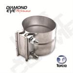 Diamond Eye Performance DEP-L40SA avgasklämma, bandklämma, 4"
