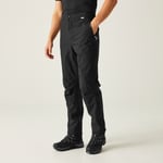 Men's Breathable Highton Waterproof Overtrousers Black, Size: XL Reg - Regatta