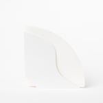 KaffeBox Wall / Cupboard Mounted V60 Filter Holder - White