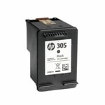 HP Original 305 Black Ink Cartridge For ENVY 6430e Inkjet Printer, 3YM61AE