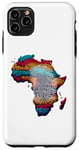 Coque pour iPhone 11 Pro Max T-shirt Afrique DNA Drapeau Pouce Empreintes Digitales Racines Fier