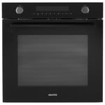 electriQ Electric Single Oven with Microwave Function - Black EQOVENM5BLACK