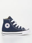 Converse Infant Boys Hi Top Trainers - Navy, Navy, Size 3 Younger