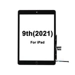 Touch Screen Digitizer For iPad 2021 9th Generation Replacement Adhesive Black