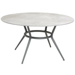 Joy matbord ljusgrå/keramik Ø144 cm