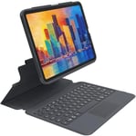 ZAGG - Wireless Keyboard + Trackpad + Detachable Case - Fits iPad Pro 11" Air 4