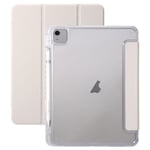 EIDERWOOD iPad Air 11" (2025 / 2024) Tri-fold Konst Läder Fodral med Apple Pencil Hållare - Grå