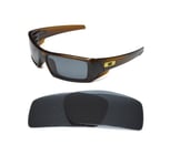 NEW POLARIZED REPLACEMENT BLACK LENS FOR OAKLEY GASCAN SUNGLASSES