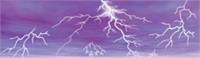 Glasscapes 10039 dekal bakruta LIGHTNING STORM