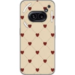 Nothing Phone (2a) Plus Genomskinligt Skal Heart Grid