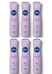 NIVEA Women's Anti-Perspirant Spray, Double Effect,48 Hours Deodorant,150 ml x 6