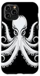 Coque pour iPhone 11 Pro pieuvre Kraken avec des tentacules à l'encre conception de