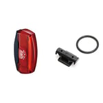 CatEye Rapid X3 Rear Lights and Reflectors, Cycling - Black, NO SIZE & Rapid X/X2 Spacer for Flex Attach 534-2470 Cycling Lights and Reflectors - Black