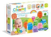 Clementoni - 14706.9 - Cubes souples - Clemmy Baby - 9 mois to 3 ans 12 Pièces