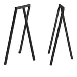 HAY - Loop Stand Frame Black High - Black High - Set Of 2 - Tillbehör bord