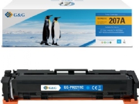 G&G compatible toner with W2211A, cyan, 1250s, NT-PH2211C, HP 207A, for HP Color LaserJet Pro M255, MFP M282, M283, N