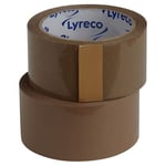 Emb.tape LYRECO lydløs 50mmx66m brun (6)