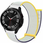 Nylon Armband No-Gap Samsung Galaxy Watch 6 Classic (43mm) - Sea Salt